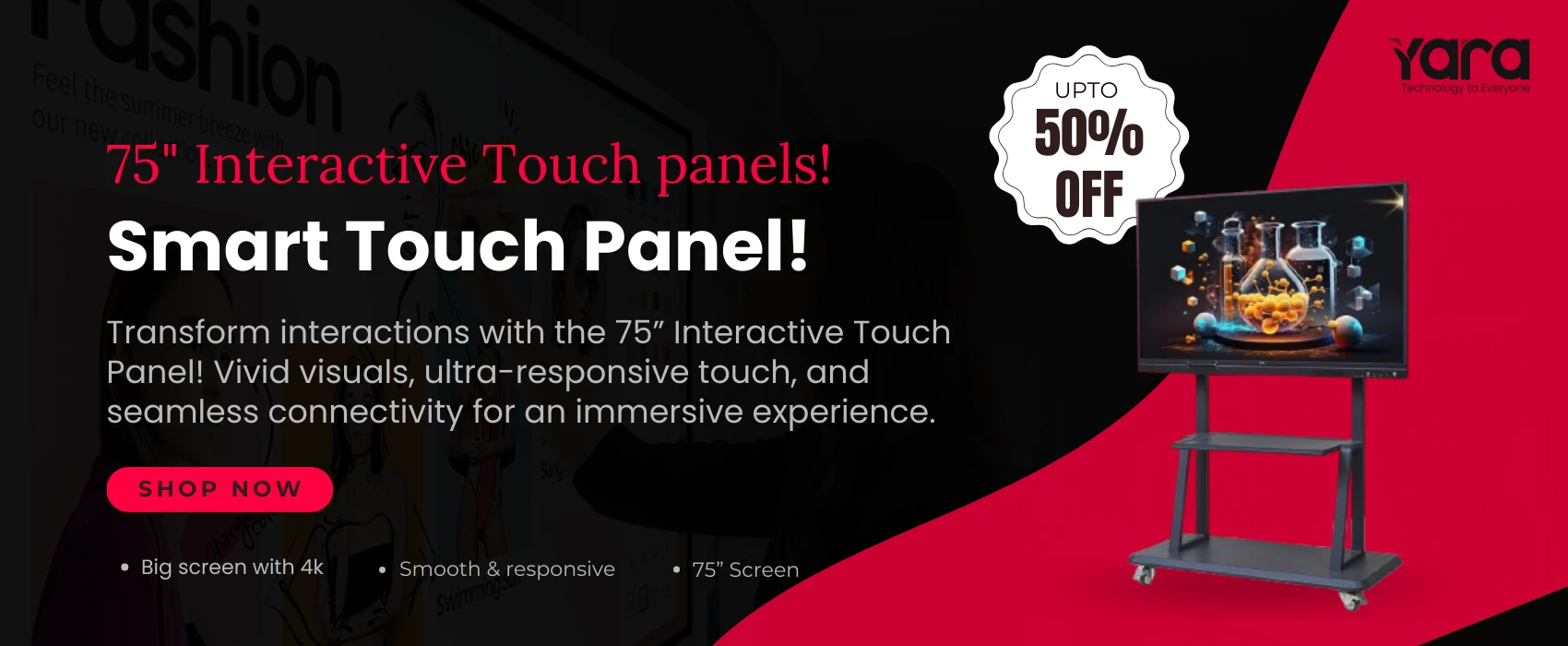 75" TOUCH PANEL