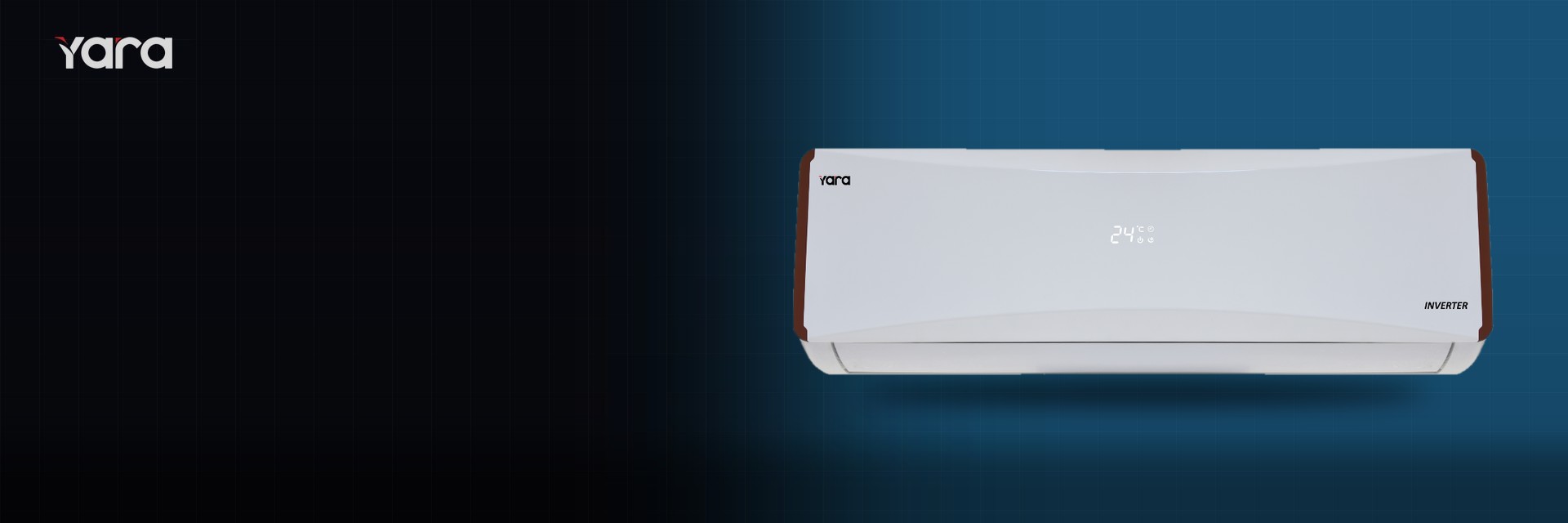 Yara 1 Ton inverter split AC for bedrooms and small rooms