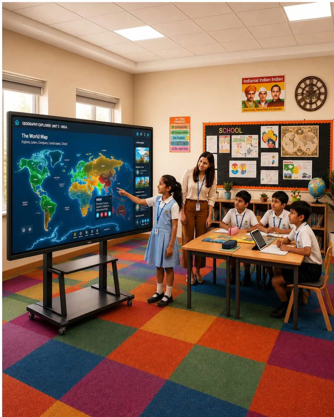Interactive Flat Panels for Schools in India Yara Electronics