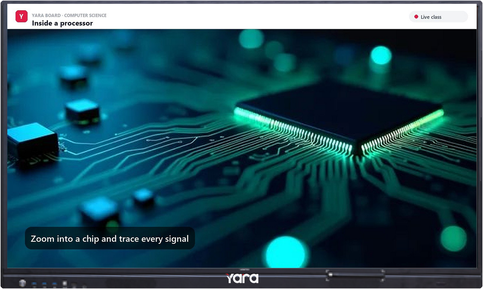 Yara 85" Interactive Panel, wall-mounted