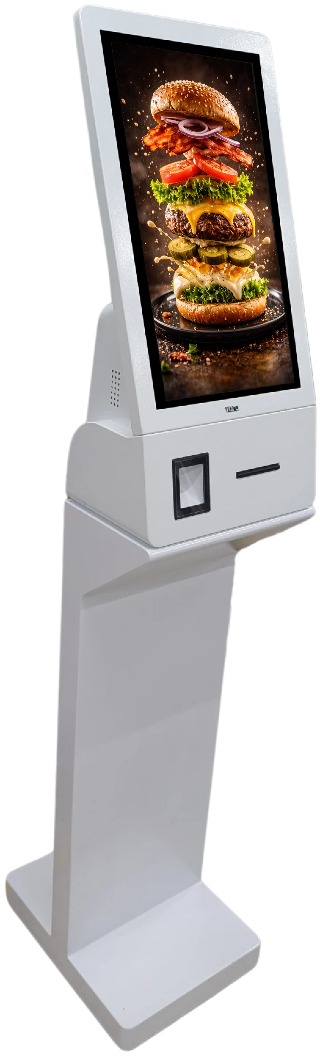 Burger promotions on the Yara Printing Kiosk
