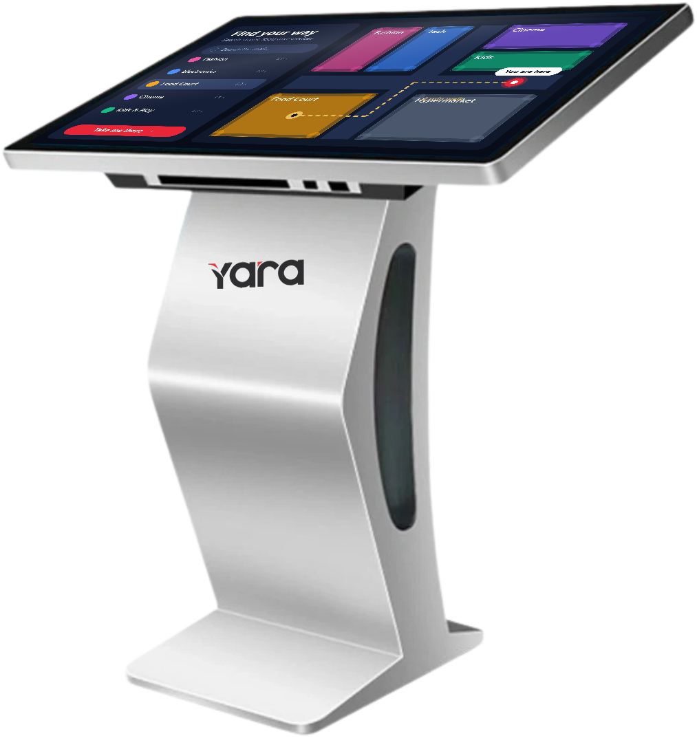 Wayfinding on the Yara Stand Alone Kiosk