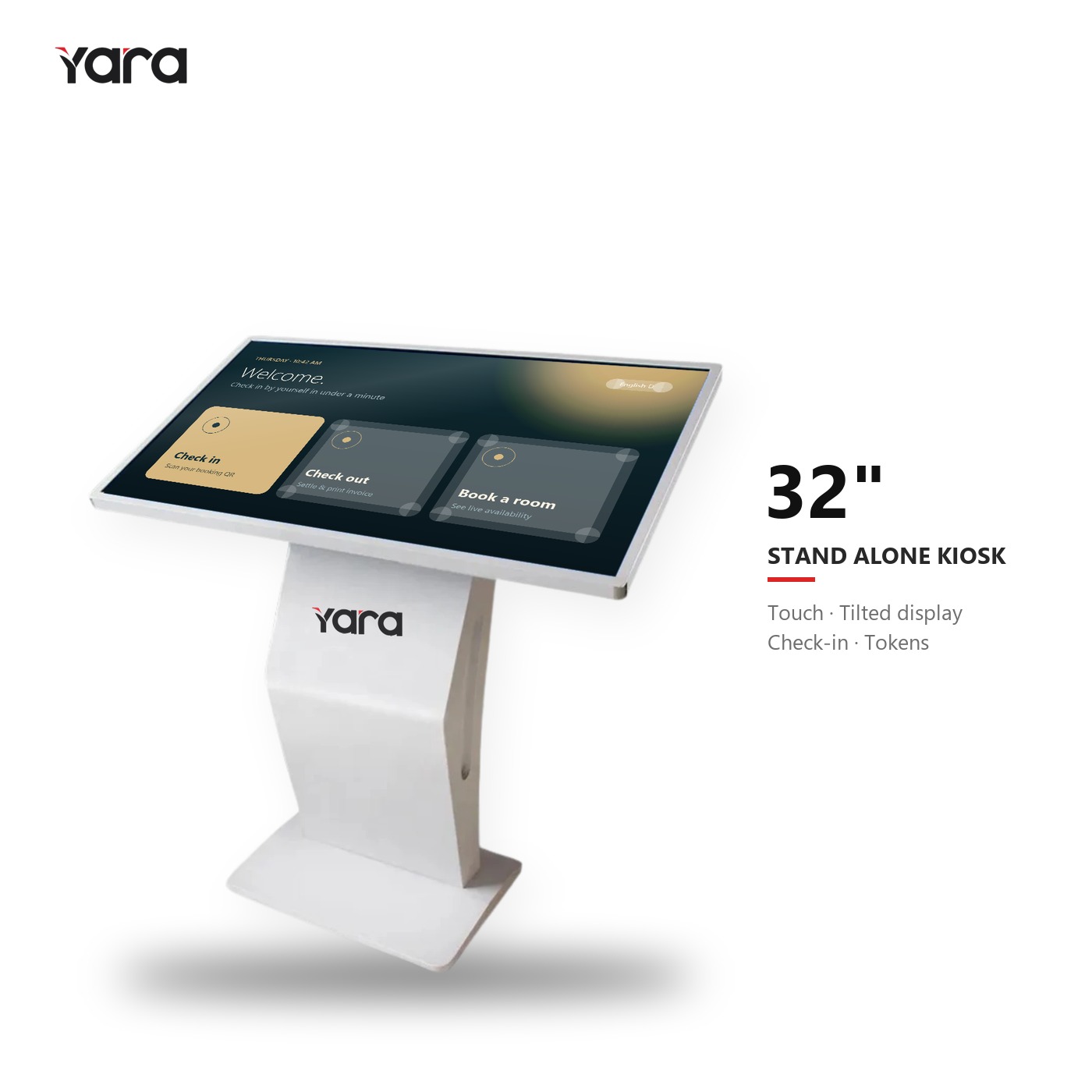 Yara 32" Stand Alone Kiosk