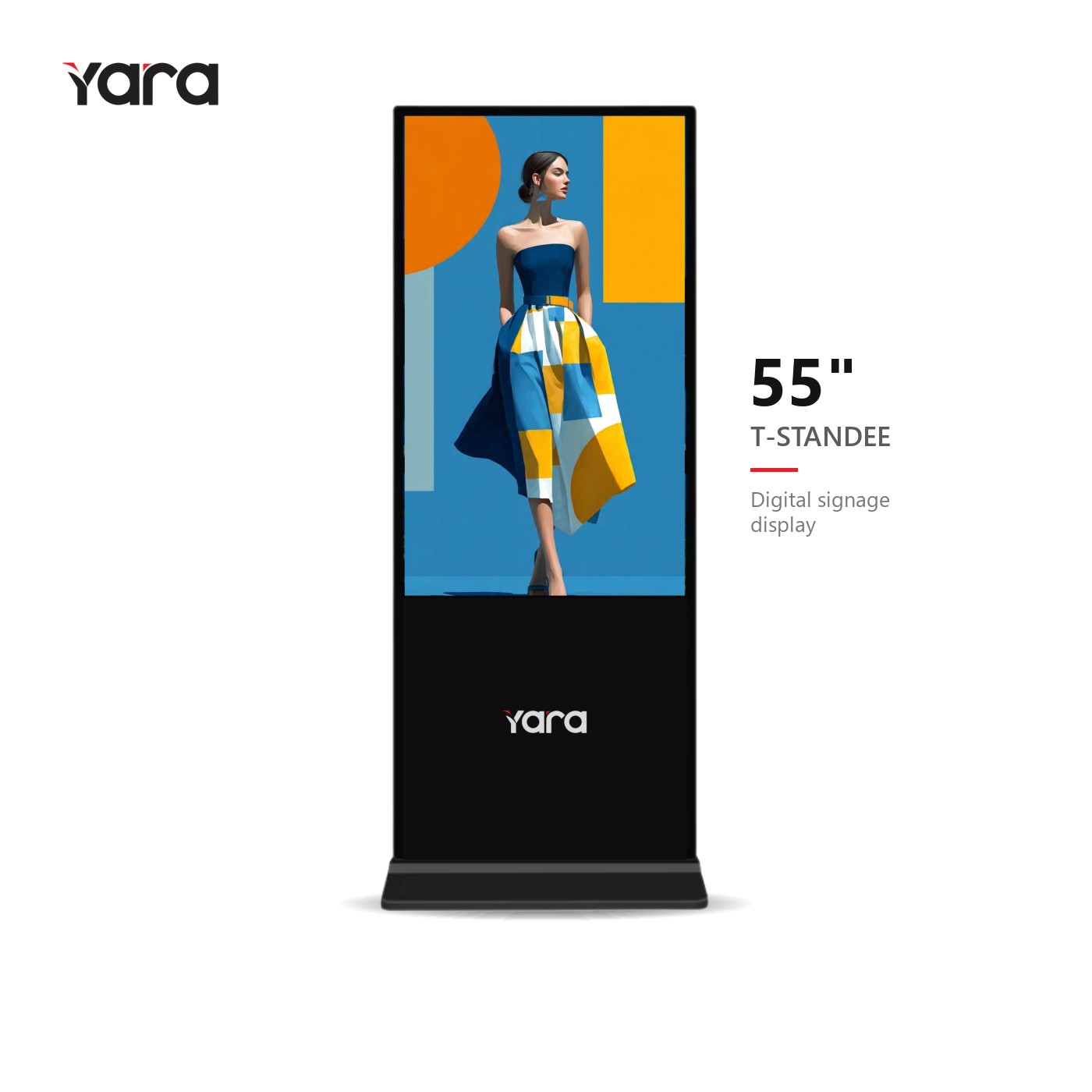 Yara 55" T-Standee Digital Signage