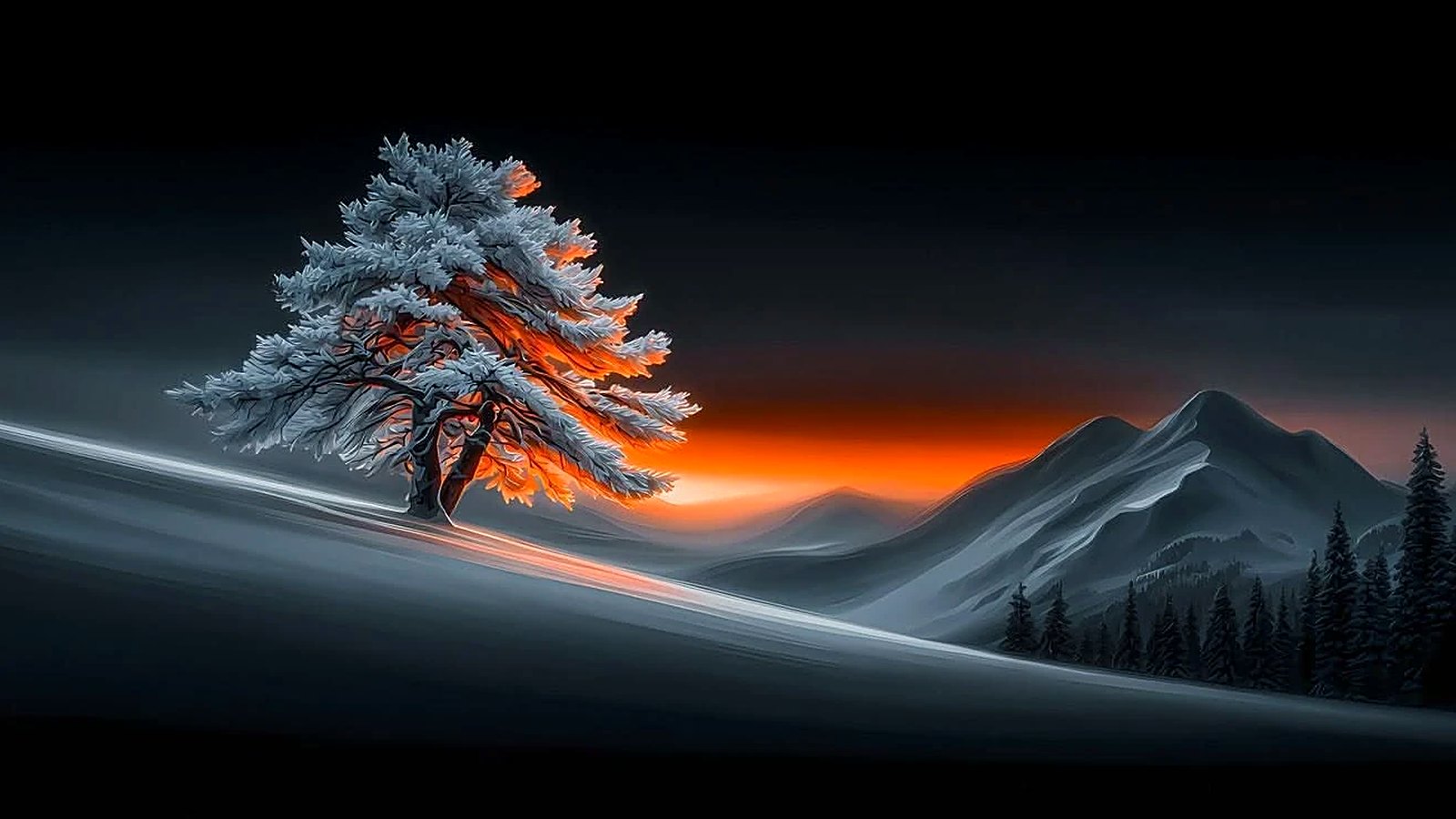 Ember tree on a Yara TV