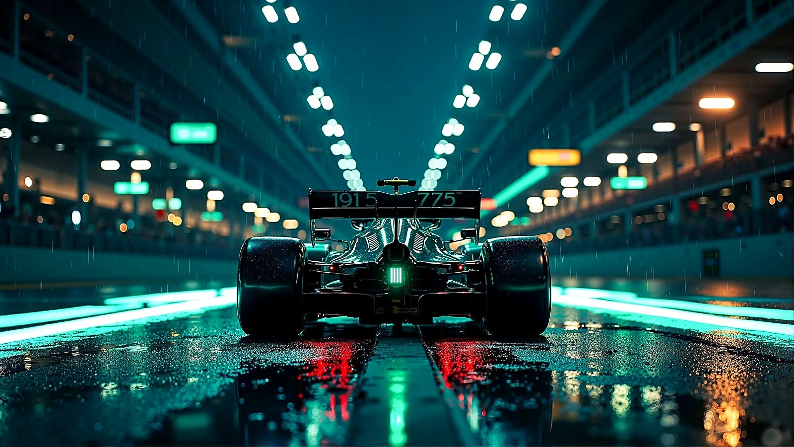 Night race on a Yara TV