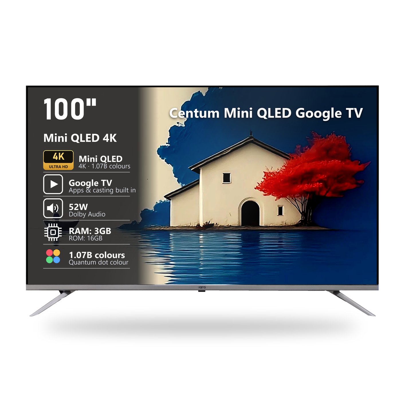 Yara 100" 4K UHD Mini QLED Google TV