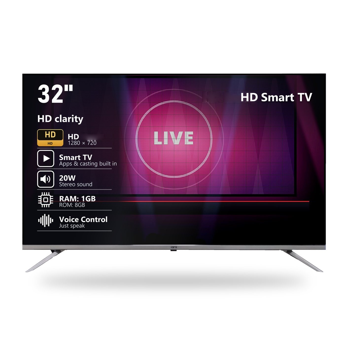Yara 32" HD Smart Voice TV