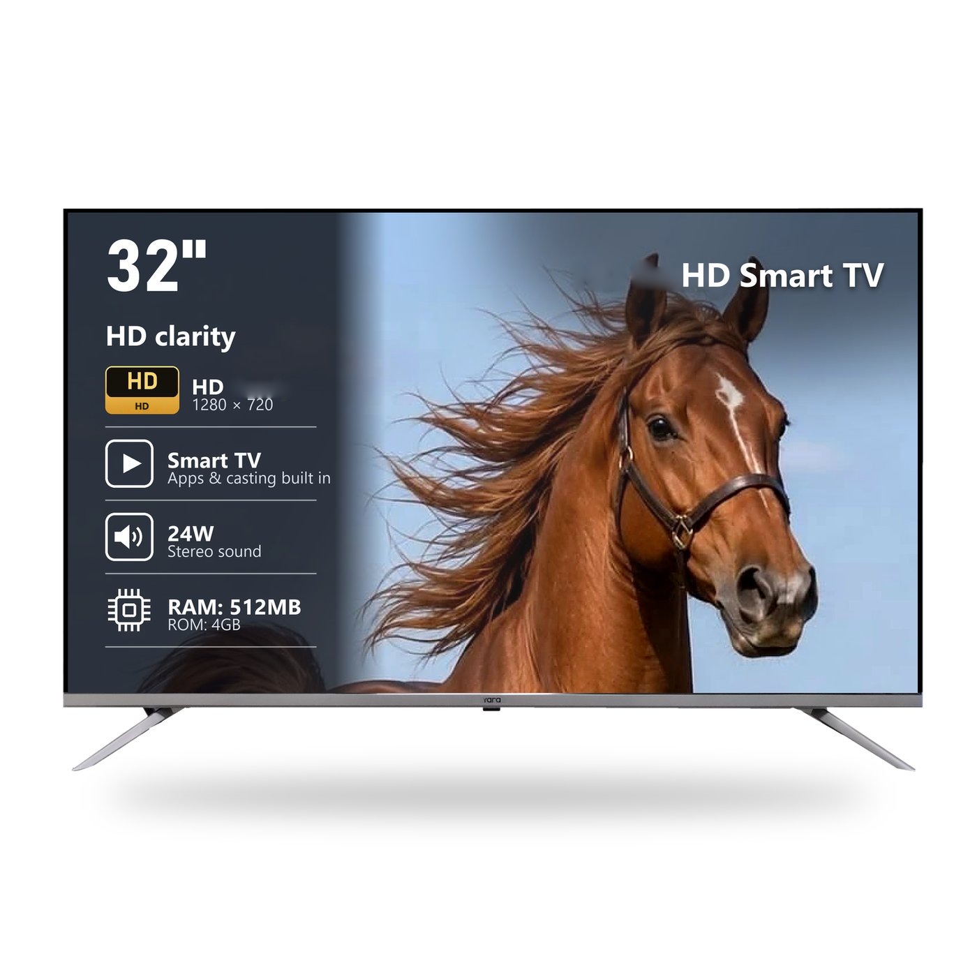 Yara 32" HD Basic Smart TV