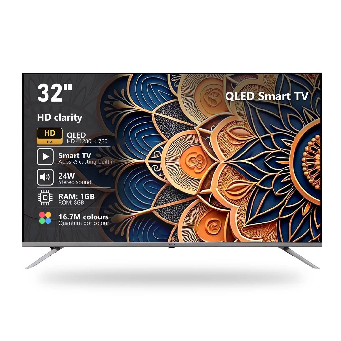 Yara 32" HD QLED Smart TV