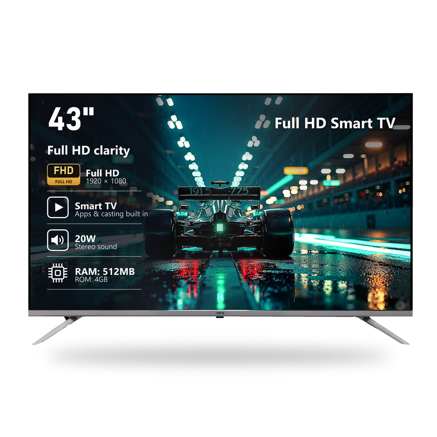 Yara 43" Full HD Basic Smart TV
