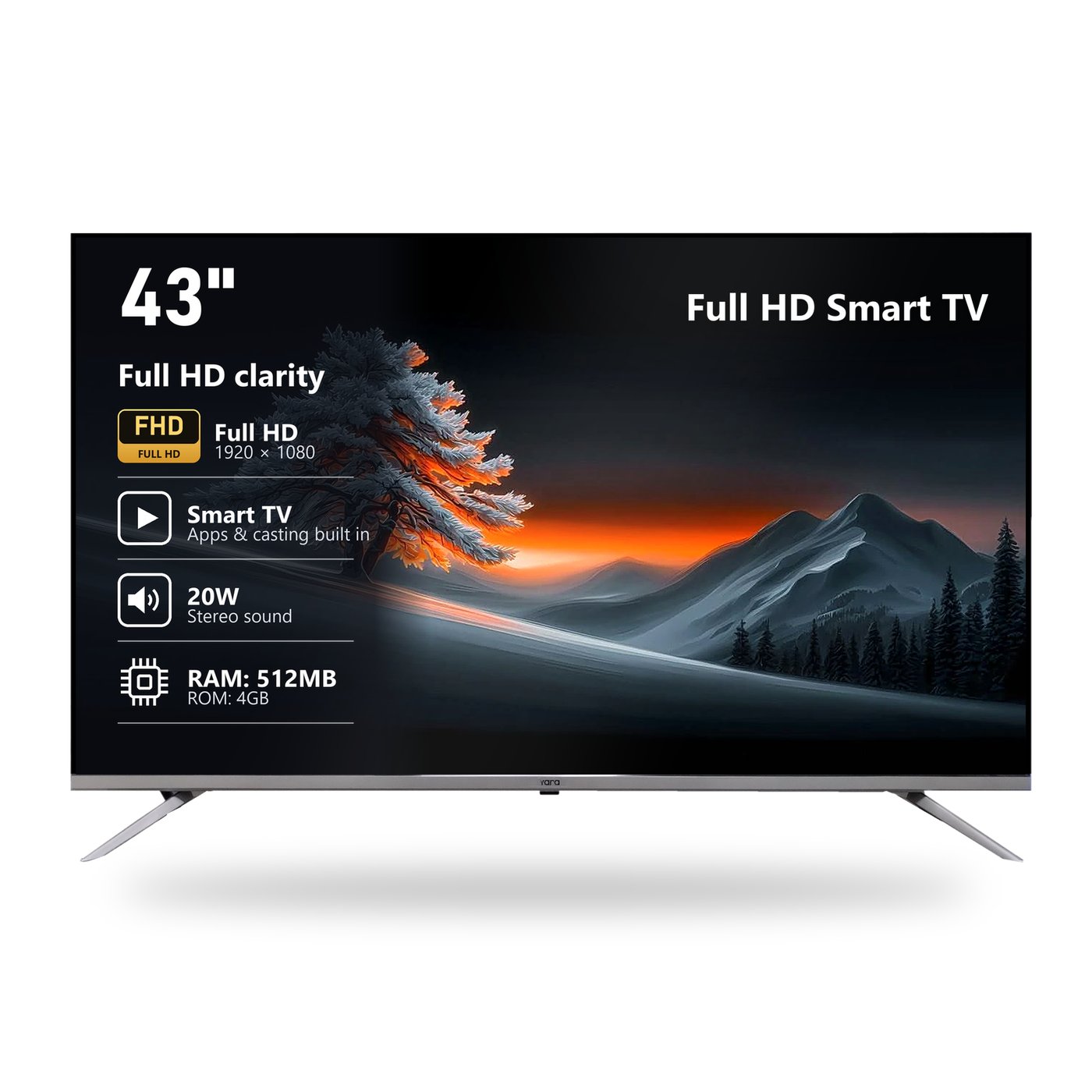 Yara 43" Full HD Basic Smart TV