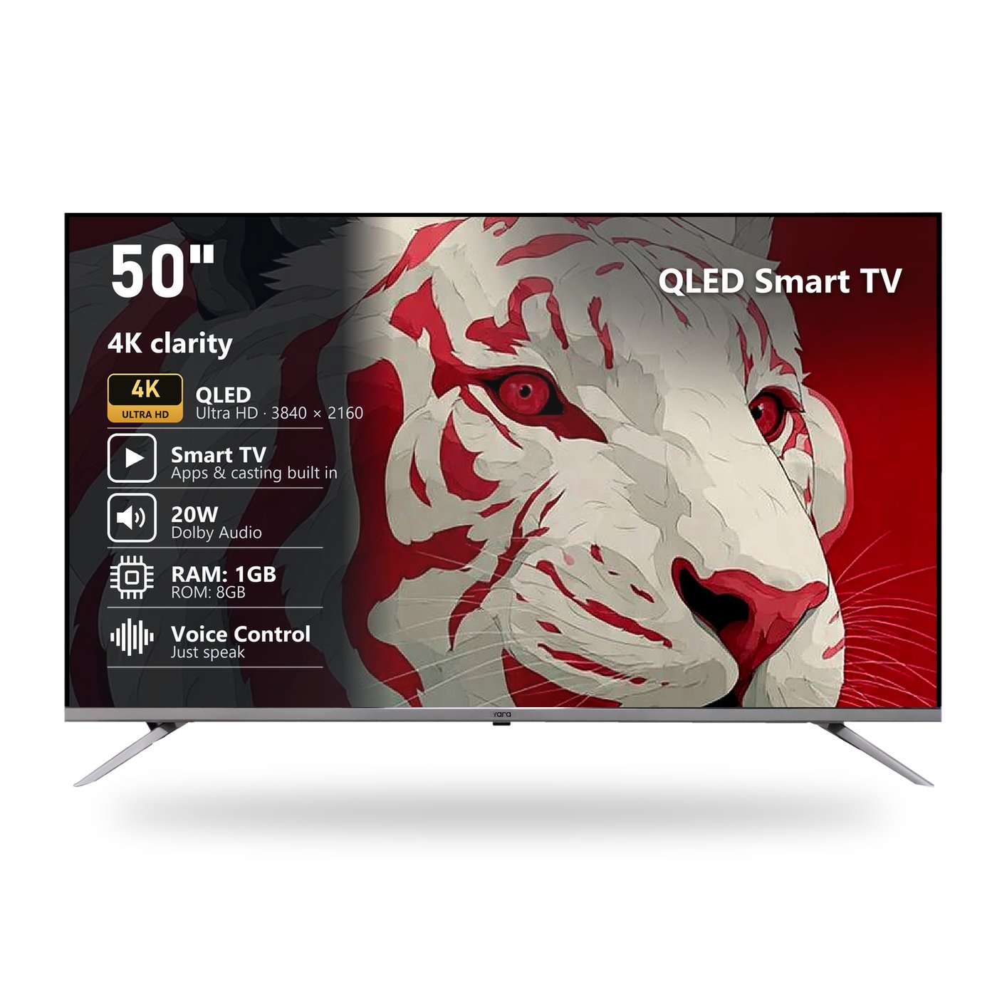 Yara 50" 4K UHD QLED Smart TV