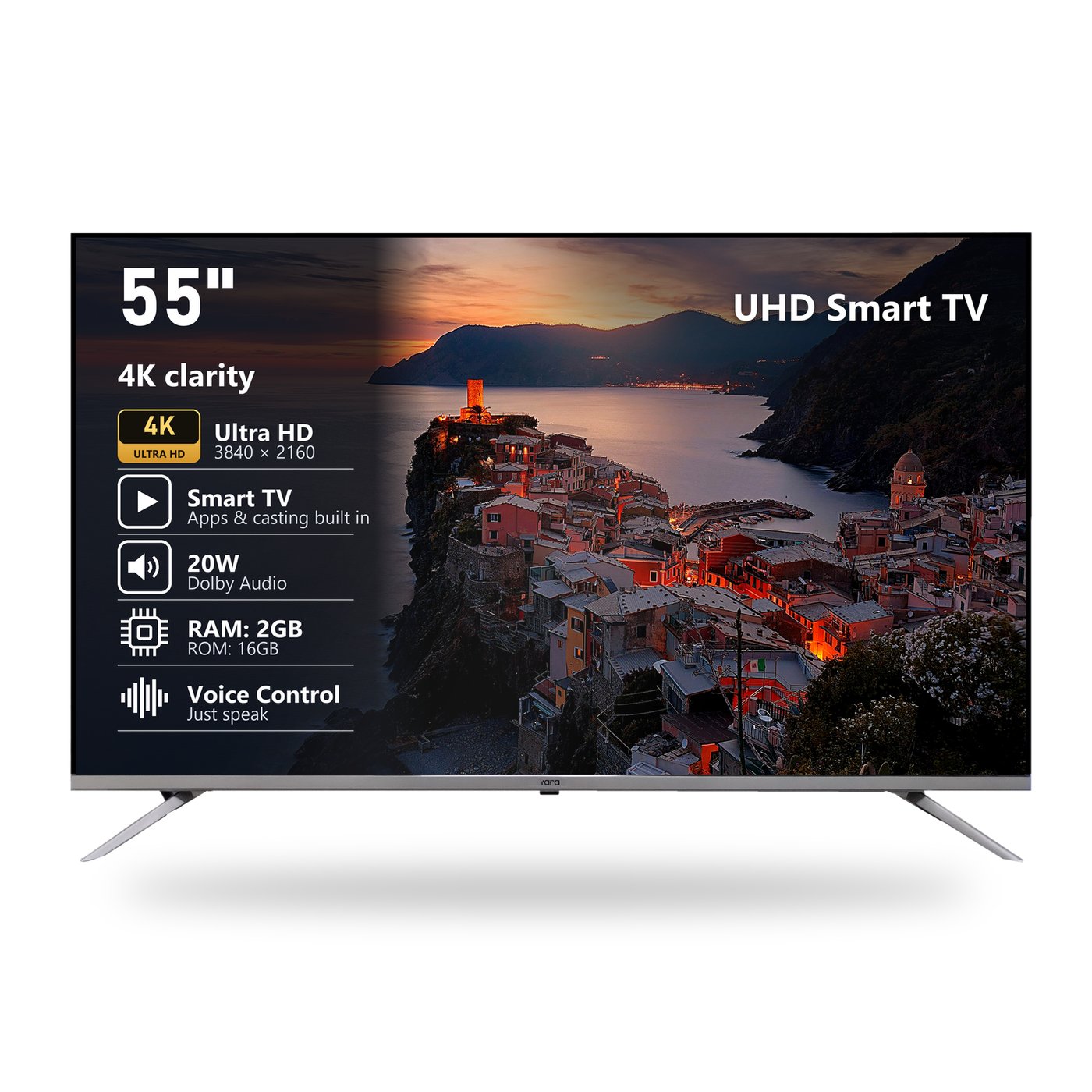 Yara 55" 4K UHD Smart Voice TV