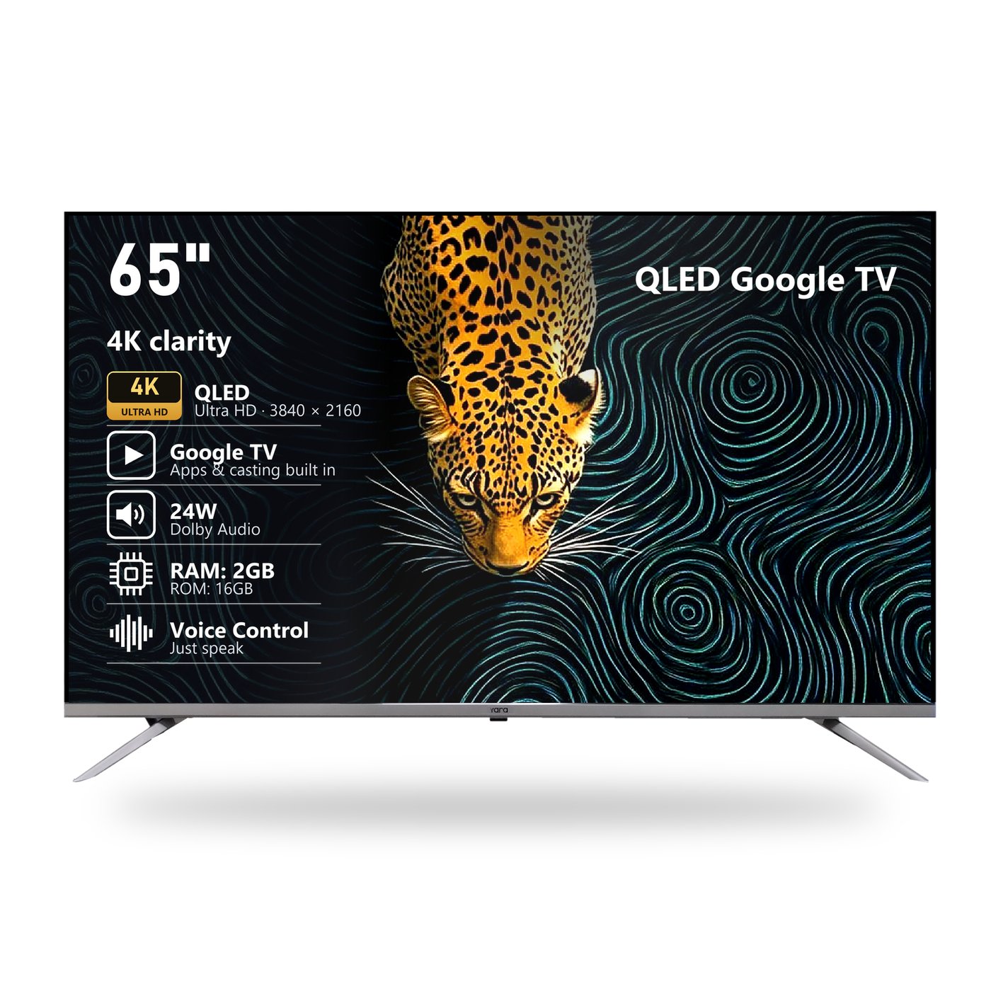 Yara 65" 4K UHD QLED Google TV