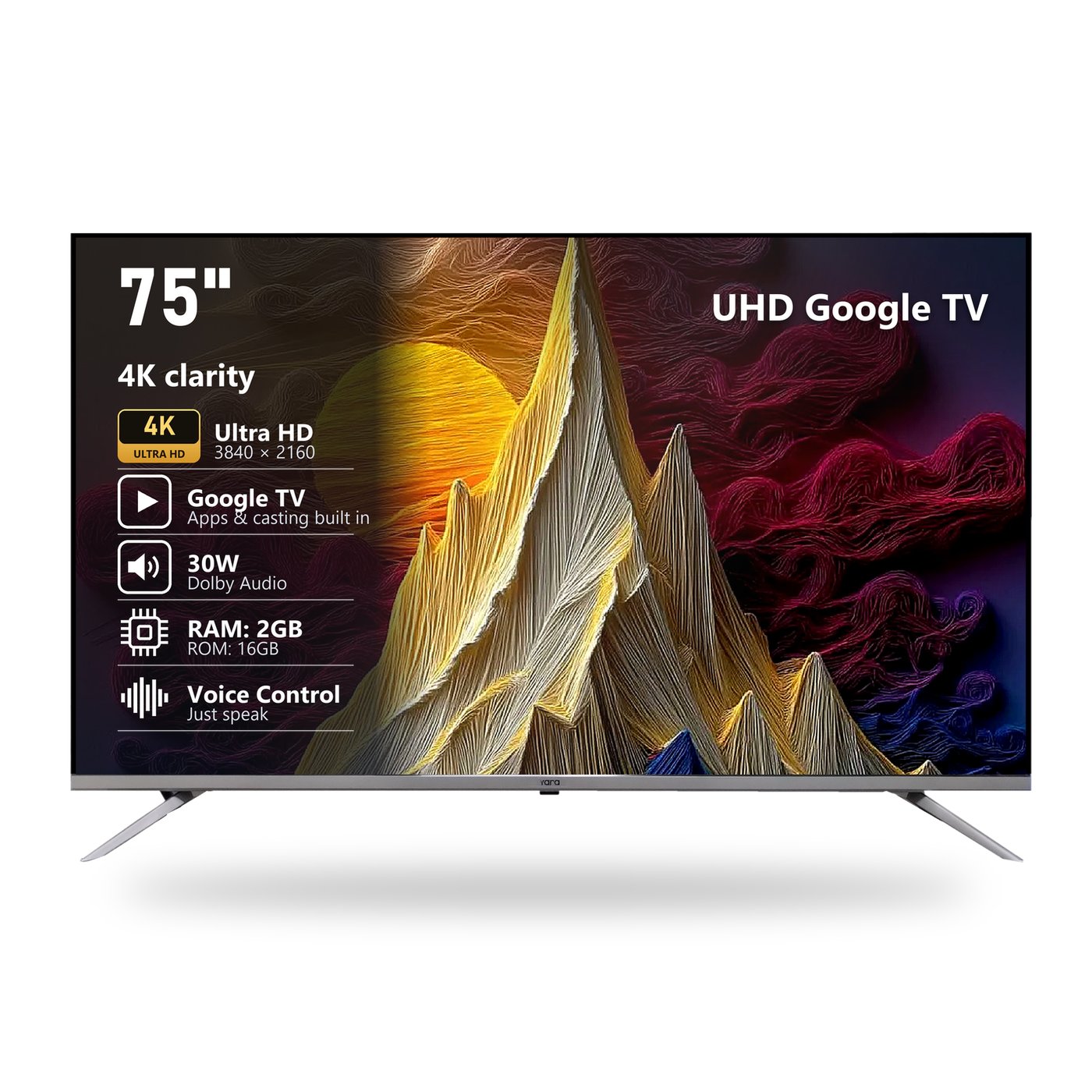 Yara 75" 4K UHD Google TV