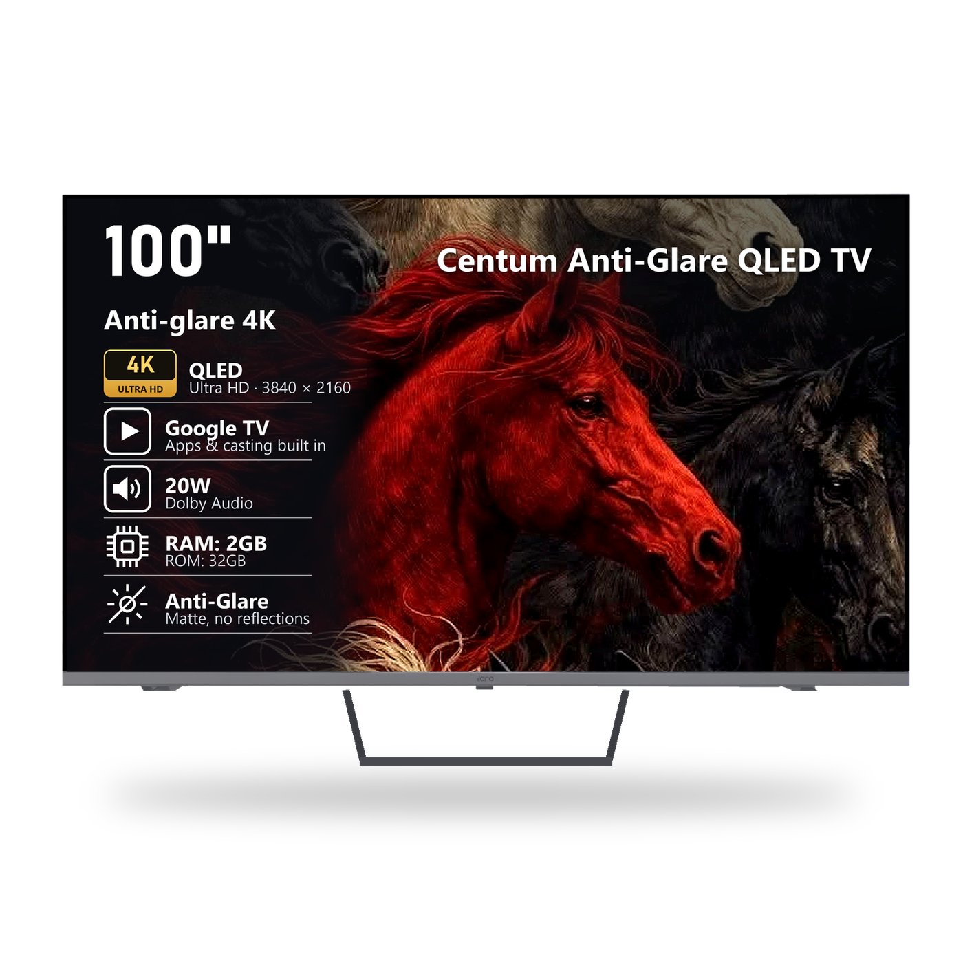 Yara 100" 4K UHD Anti-Glare QLED Google TV