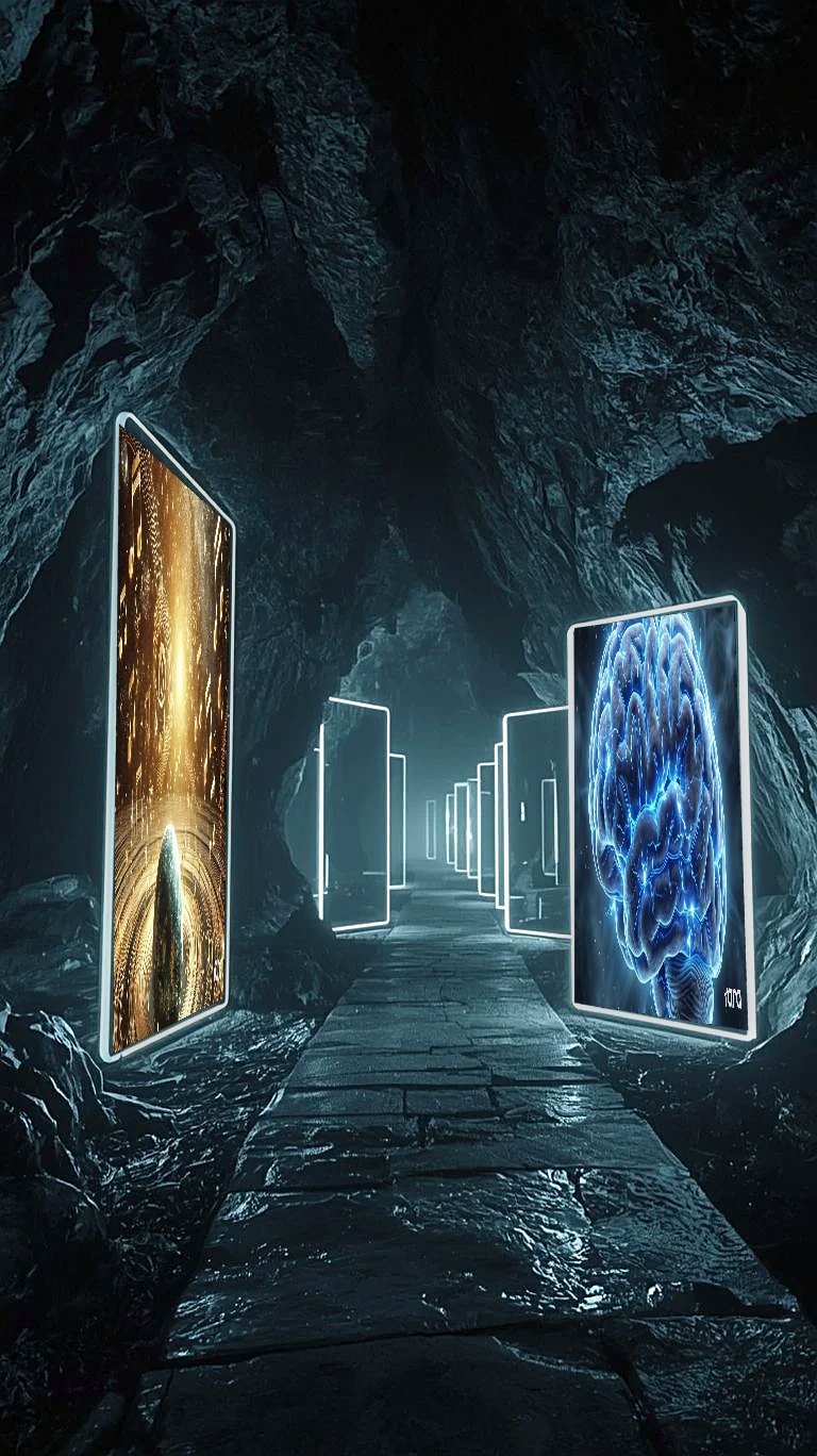 Creative free-standing LED portals