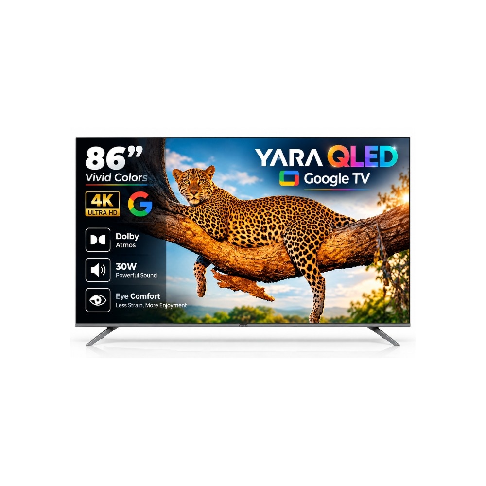 Yara 86" 4K QLED Google TV